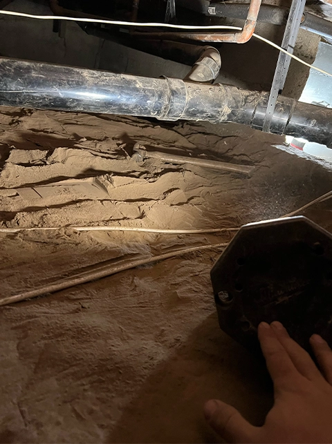 Step-by-step plumbing service timeline graphic from initial call to completed repair